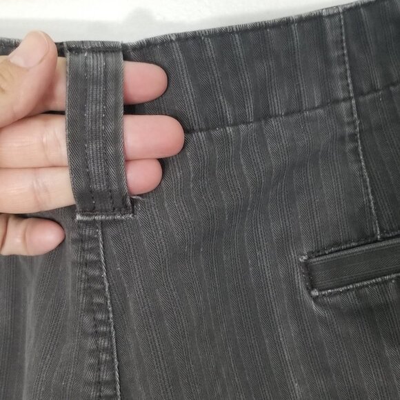 George Black Charcoal Faded 100% Cotton Denim Jean Shorts Pocket Size 34 - Picture 8 of 12